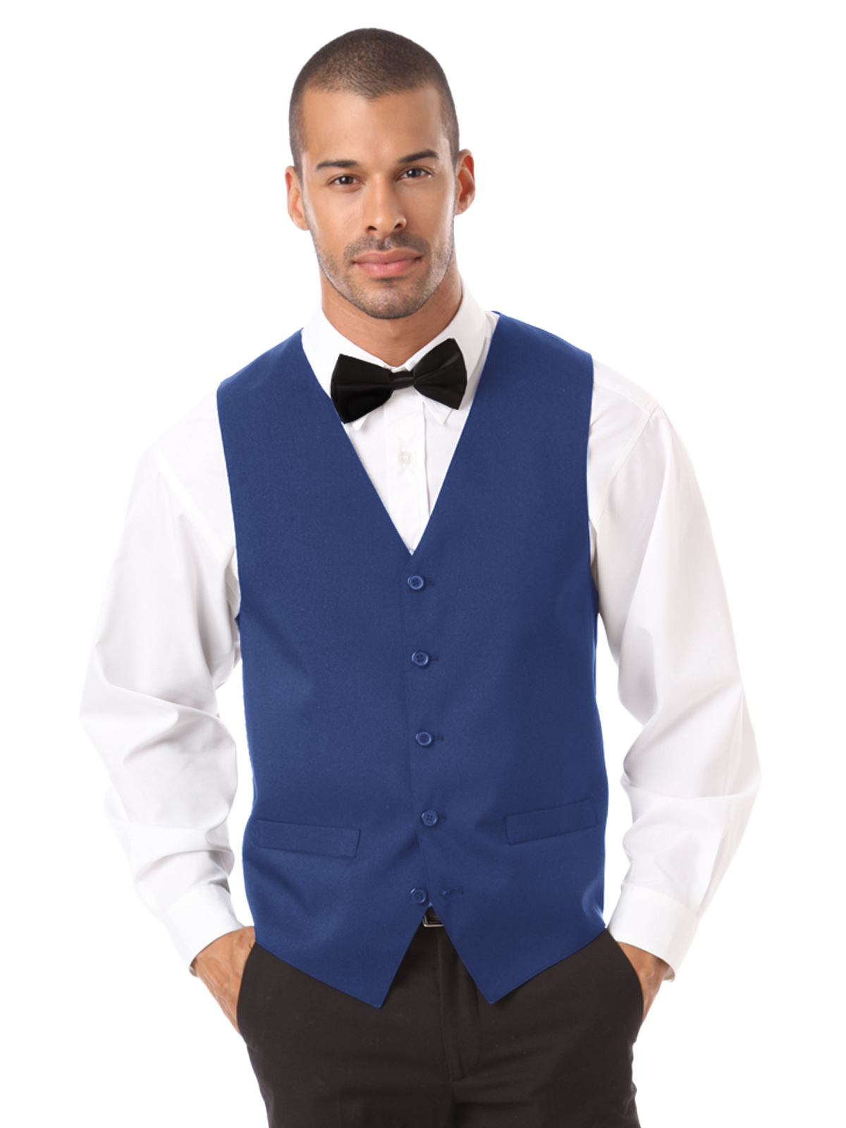 Blue Generation - Unisex 2-Pocket Scotchgard Treated Bistro Vest 1