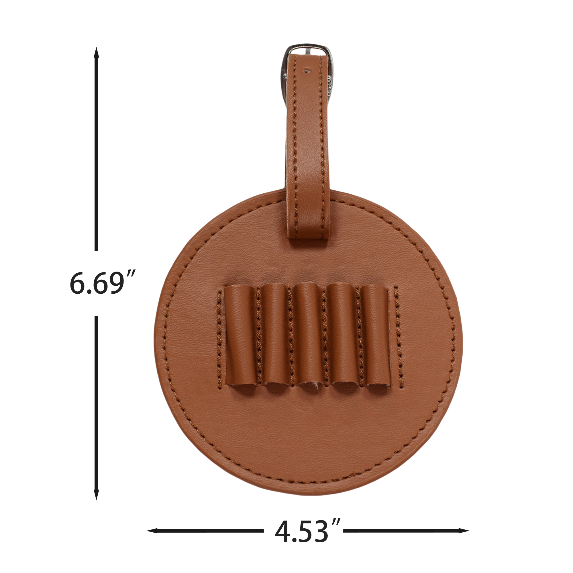 Portable Golf Tee Leather Bag 4