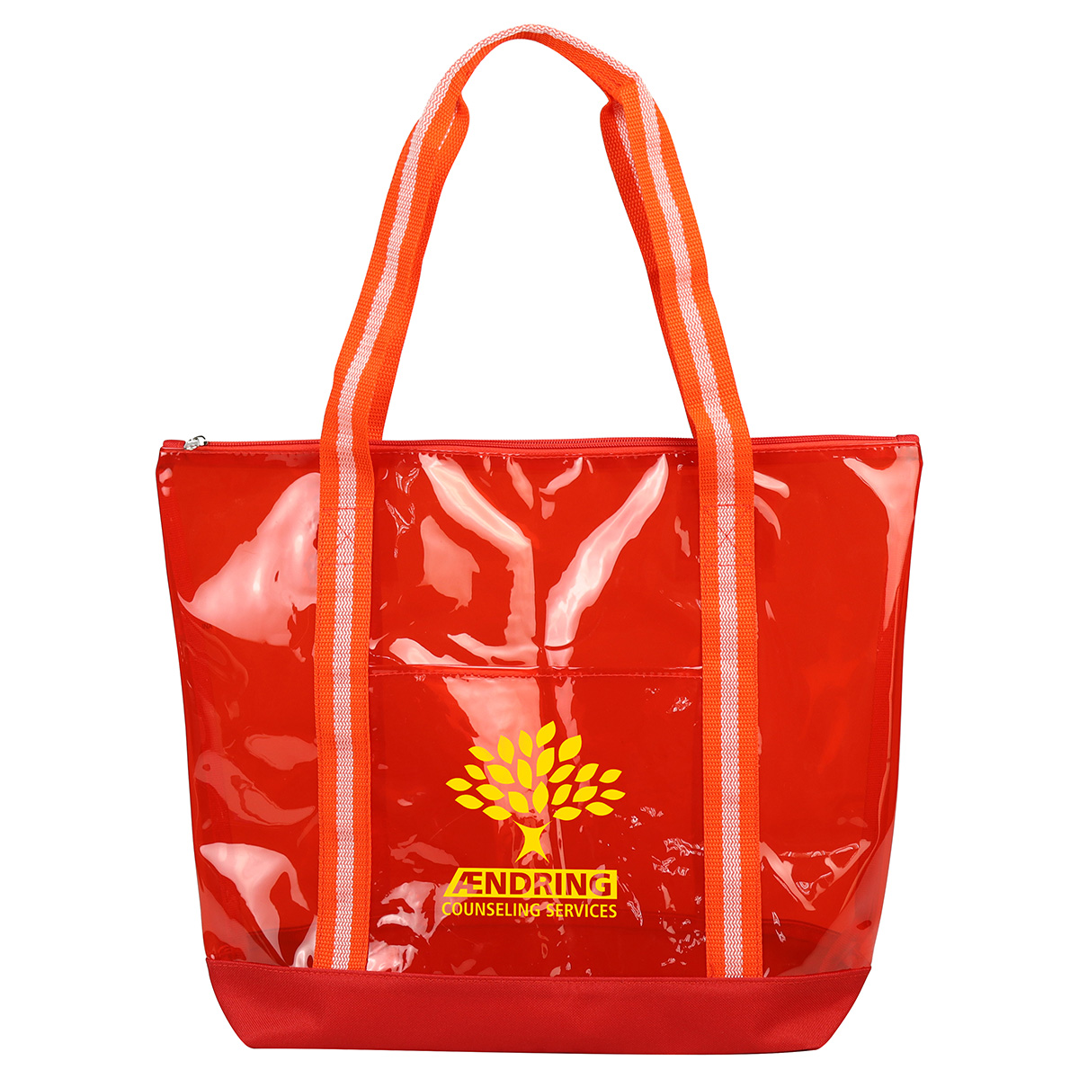 Diamond Clear TPU Zippered Tote 4