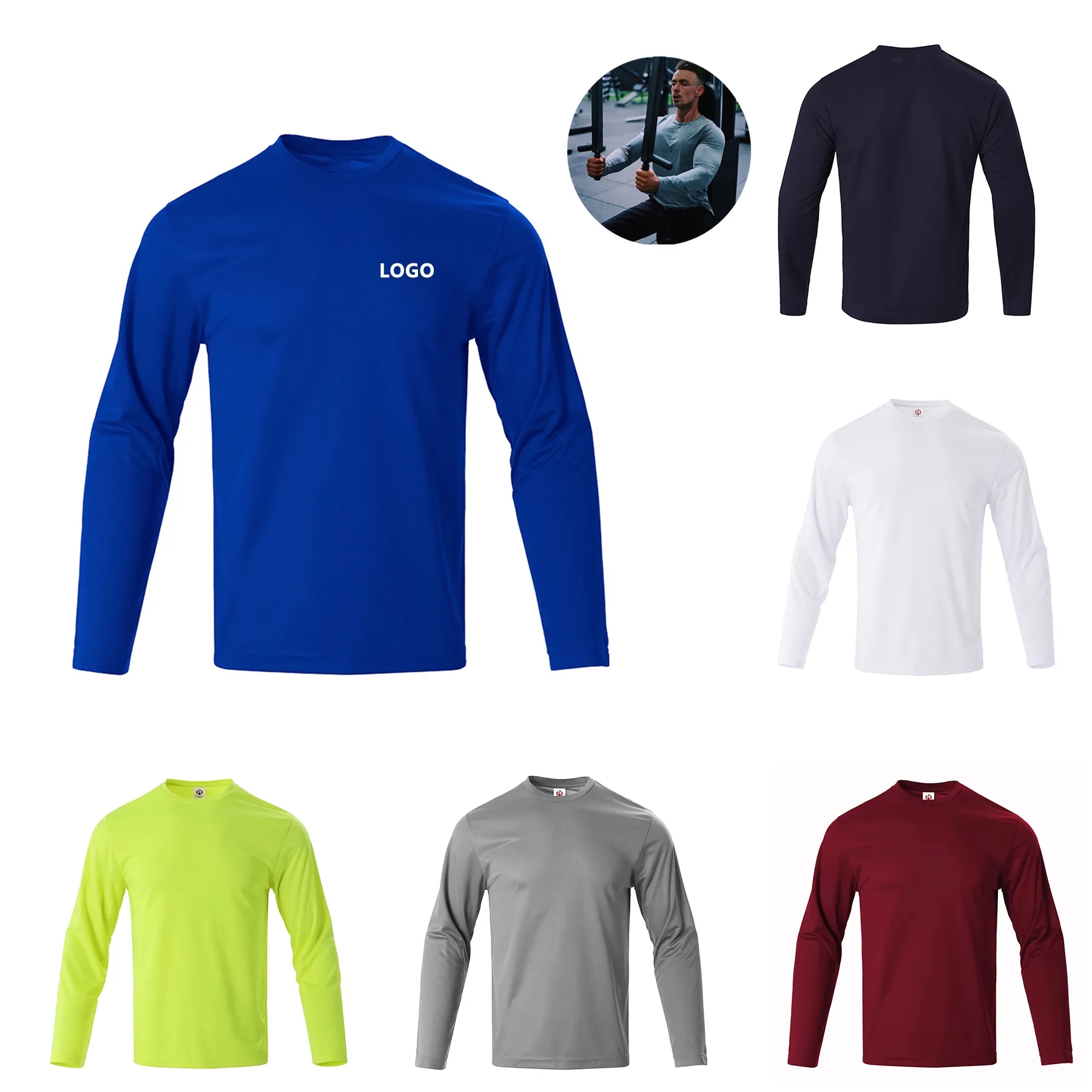 Men's Quick Dry Lightweight Long Sleeve Shirts 2