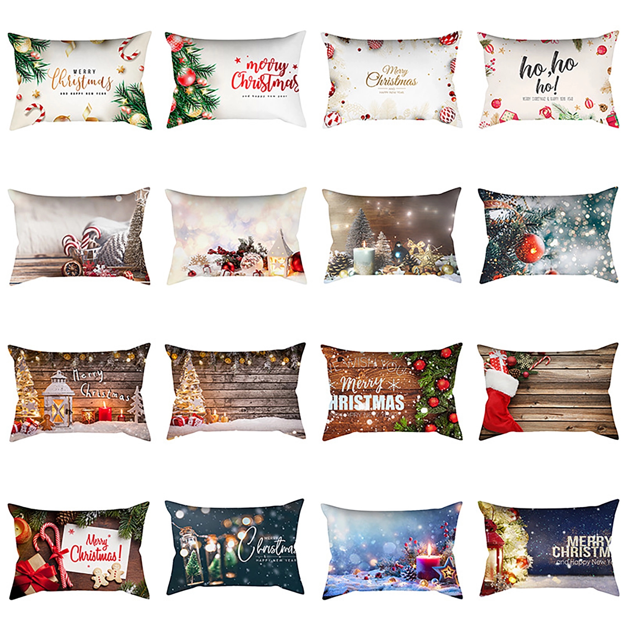 Custom 11.8" x 19.7" Full Color Cushion Cover With Zipper 5