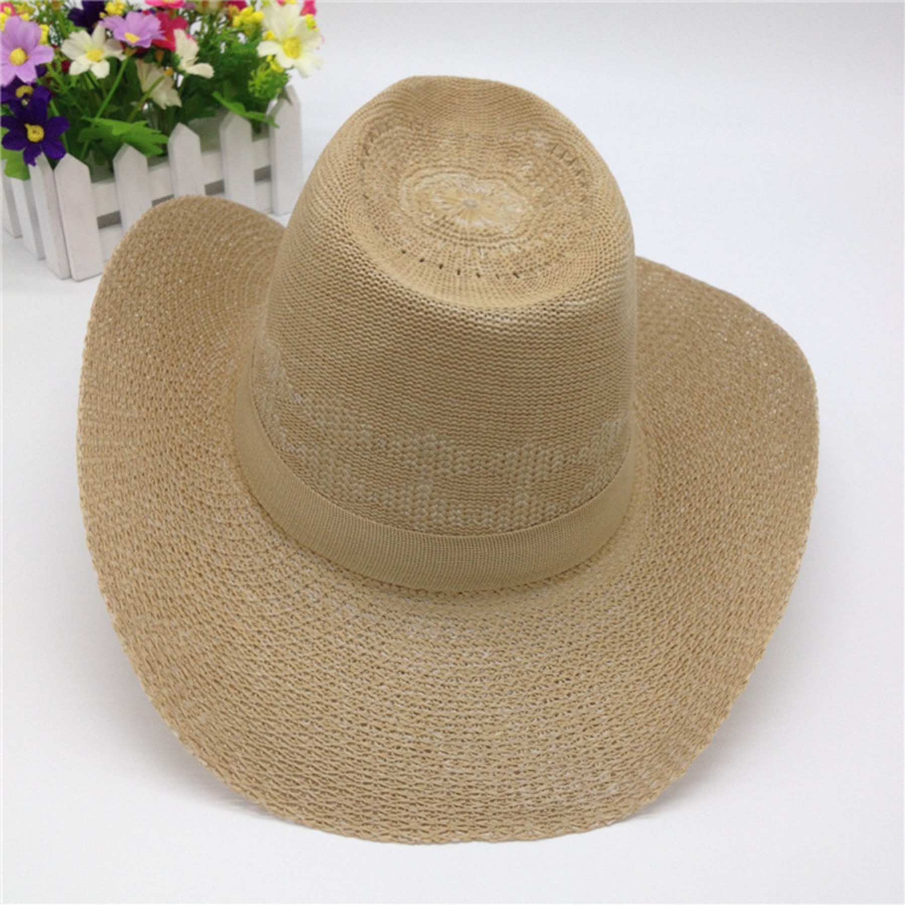 Unisex Sustainable Straw Panama Hat 2