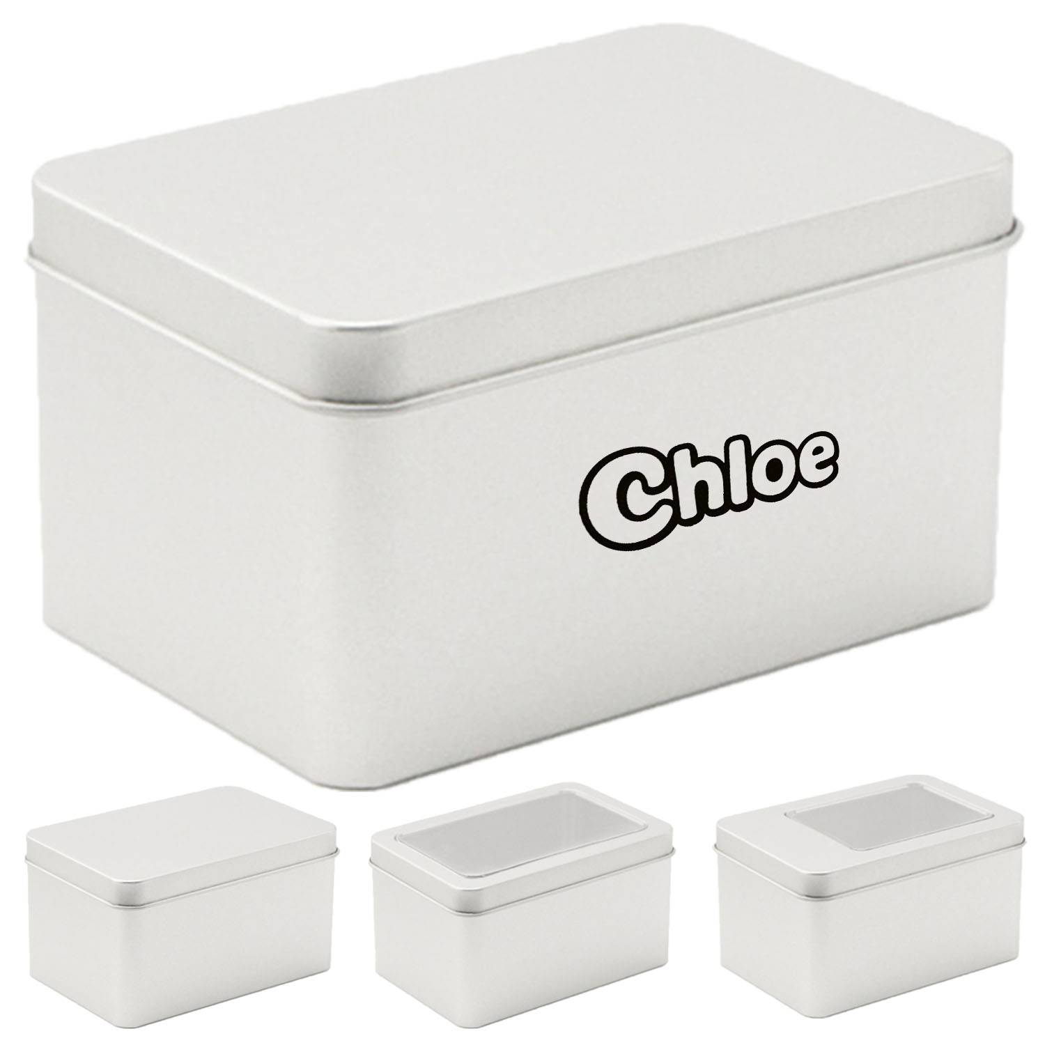 Matte Tinplate Rectangular Portable Storage Box 3
