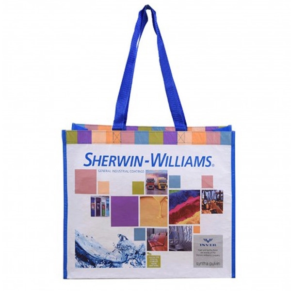Full Color Printing RPET Carry Bag - 16.5 W x 12.6 H x 6.3 D 3