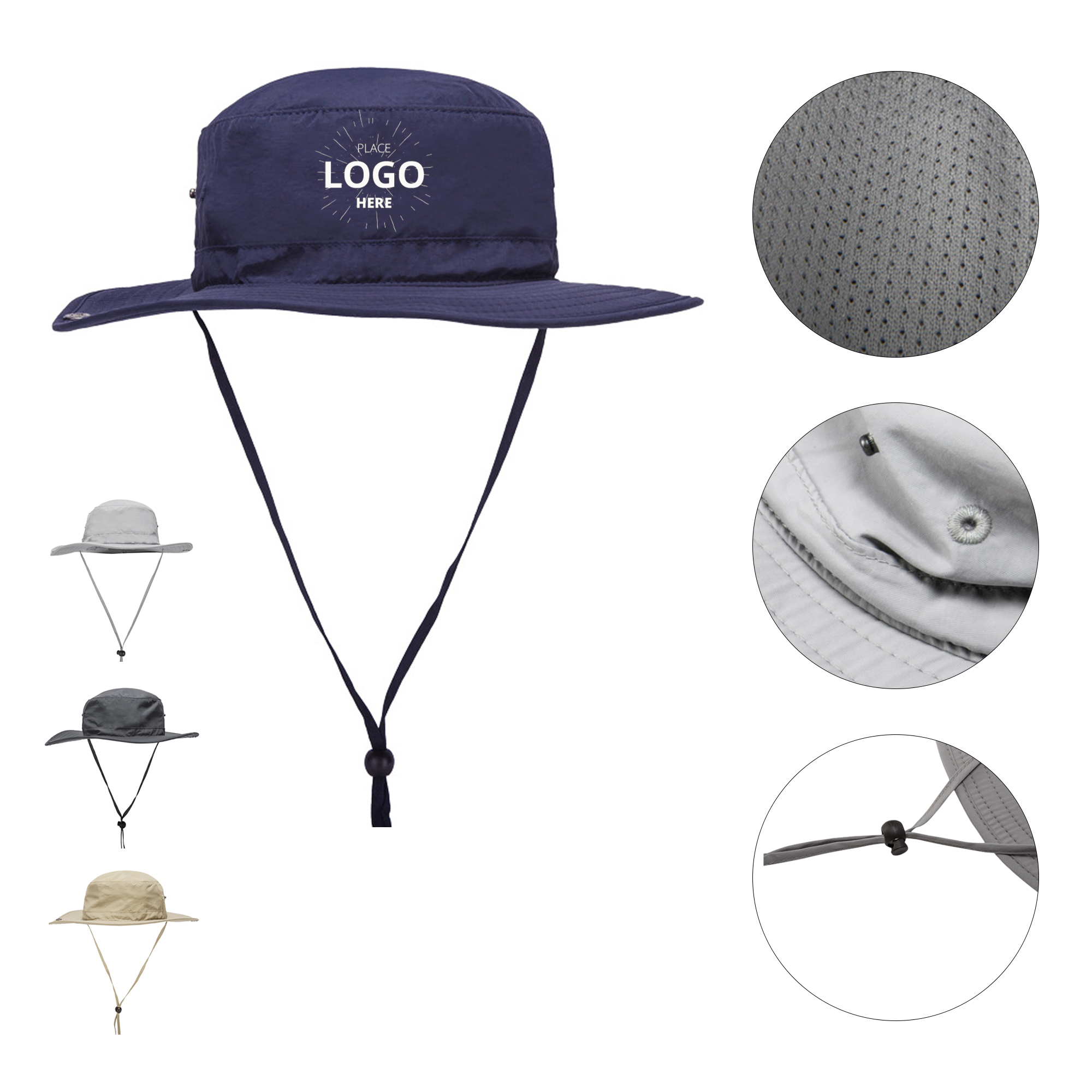 Foldable Waterproof Rain Sun Bucket Hat 2