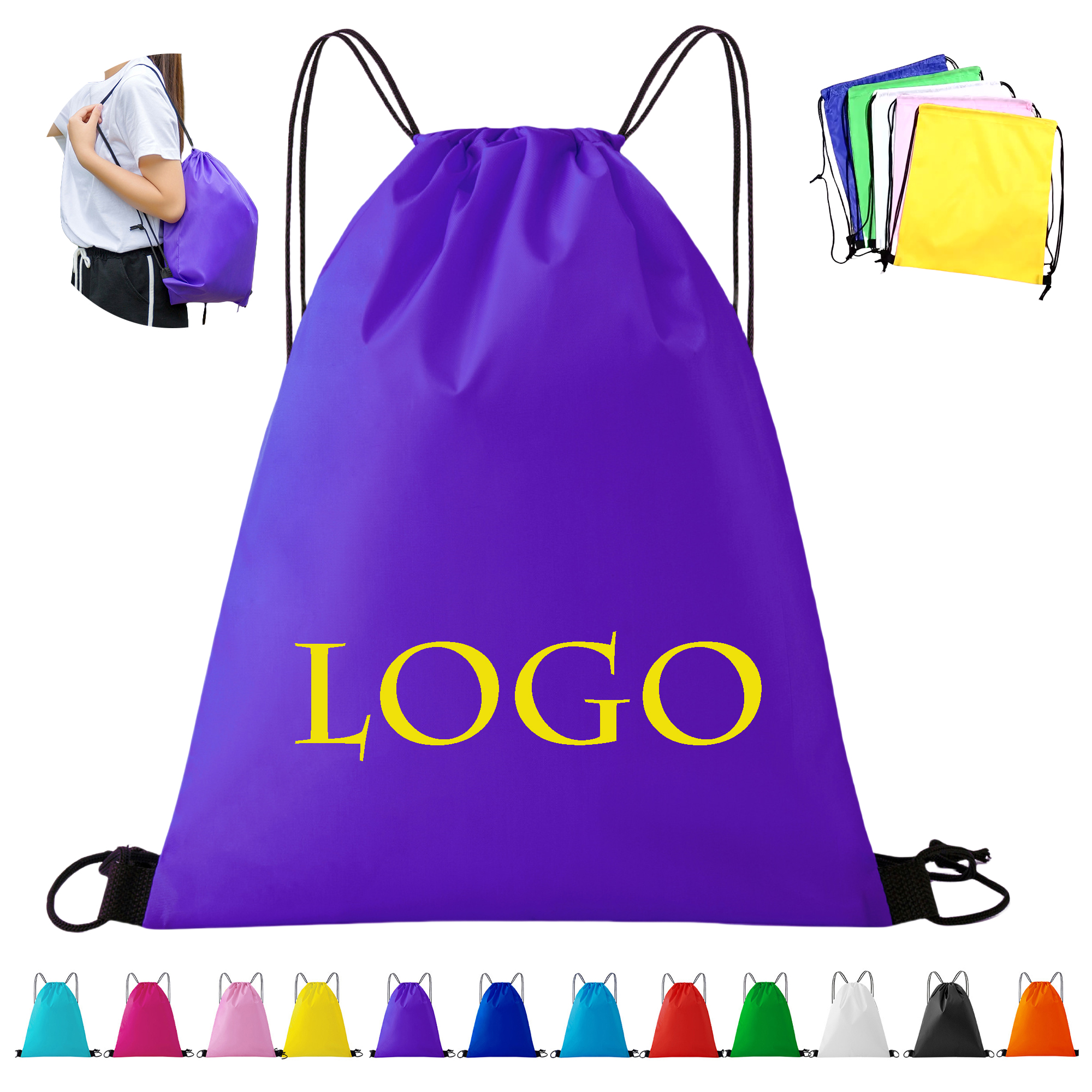 Custom Logo Backpack, Waterproof Tote 2