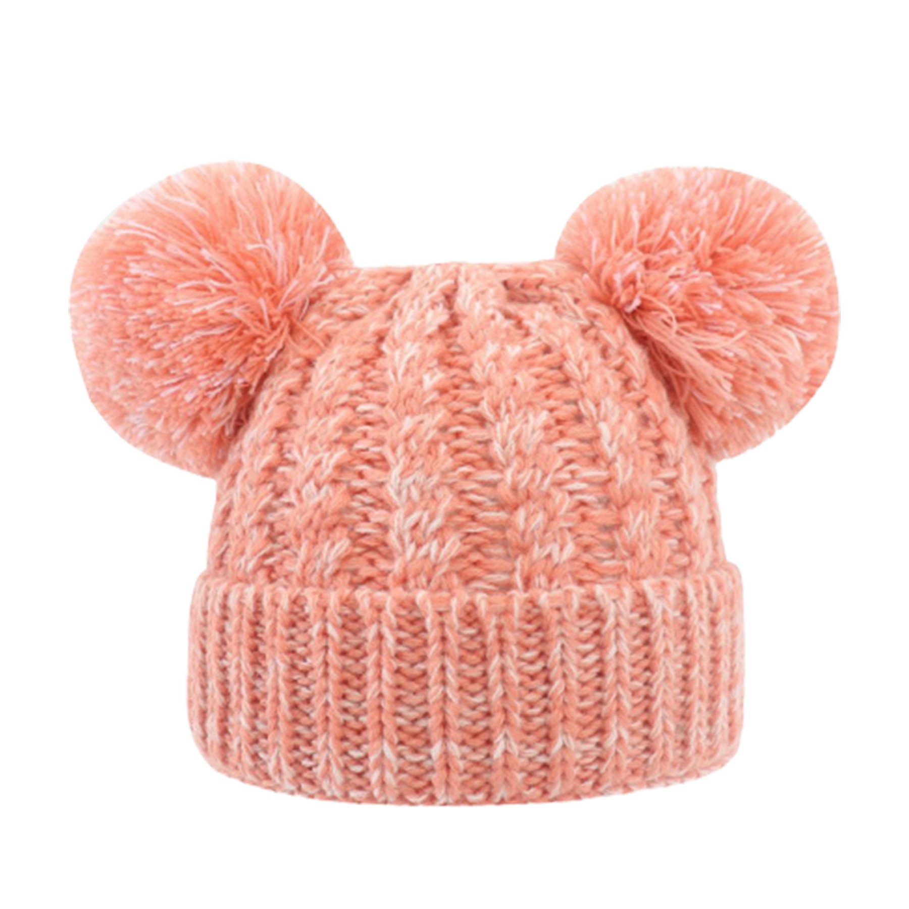 Pom-Pom Knitted Hat 2