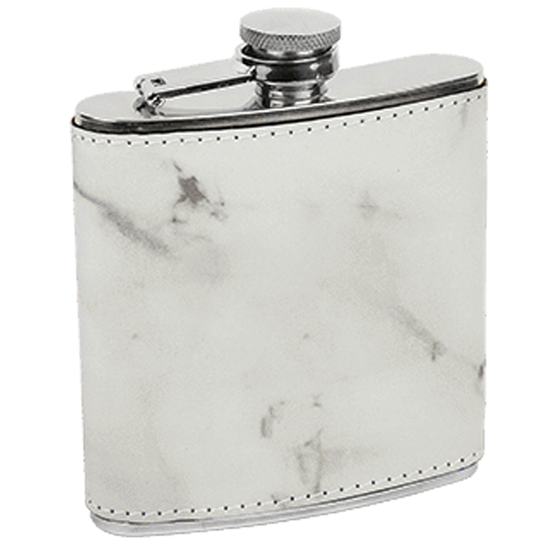 Marble Leatherette Stainless Steel Flask 4