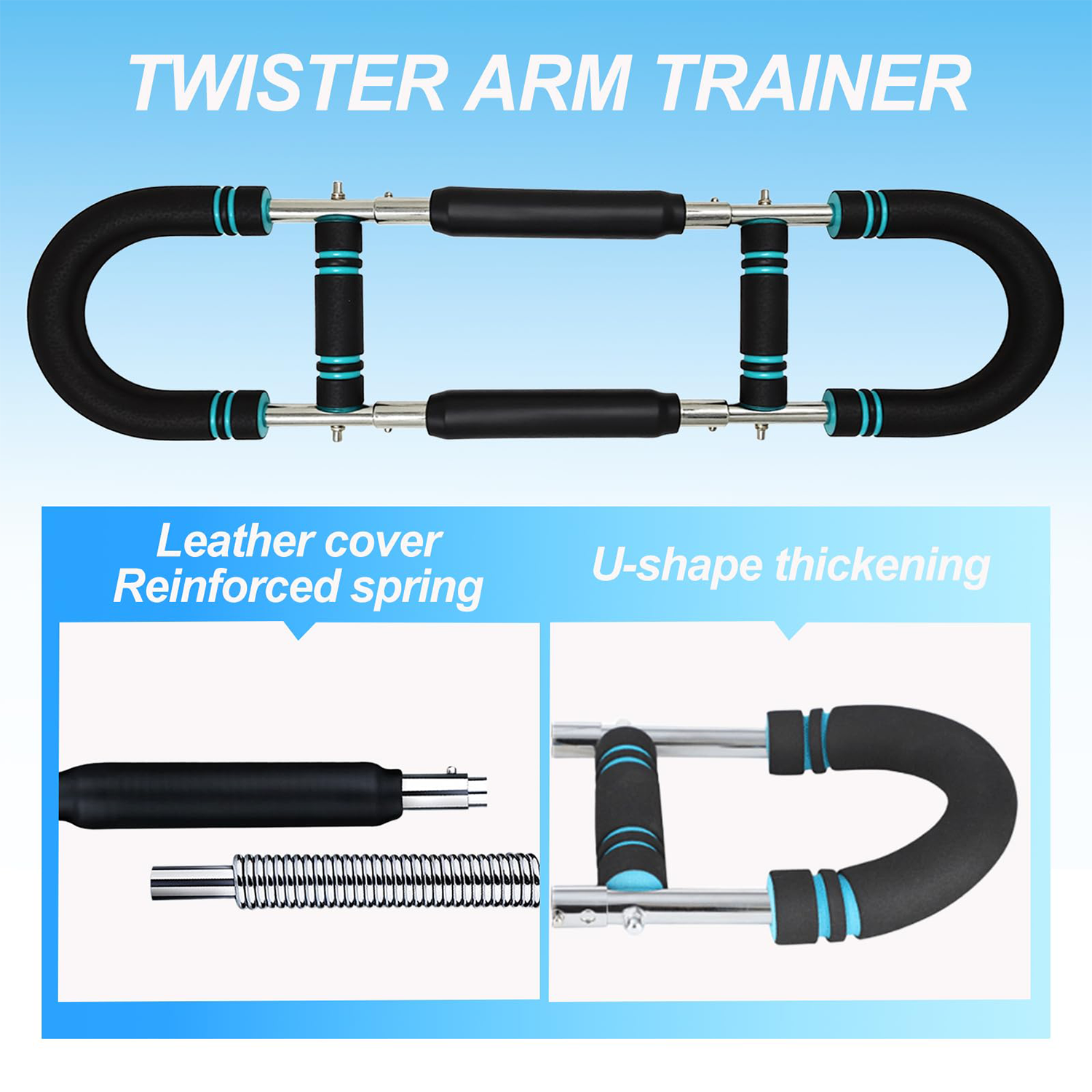 Adjustable Arm Strength Trainer - 3-Level Resistance Tool 8
