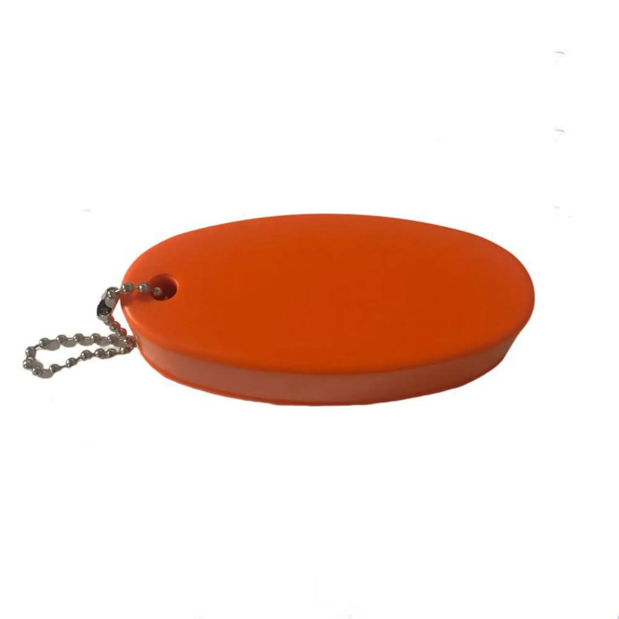 Floating Oval-Shaped PU Keychain 2