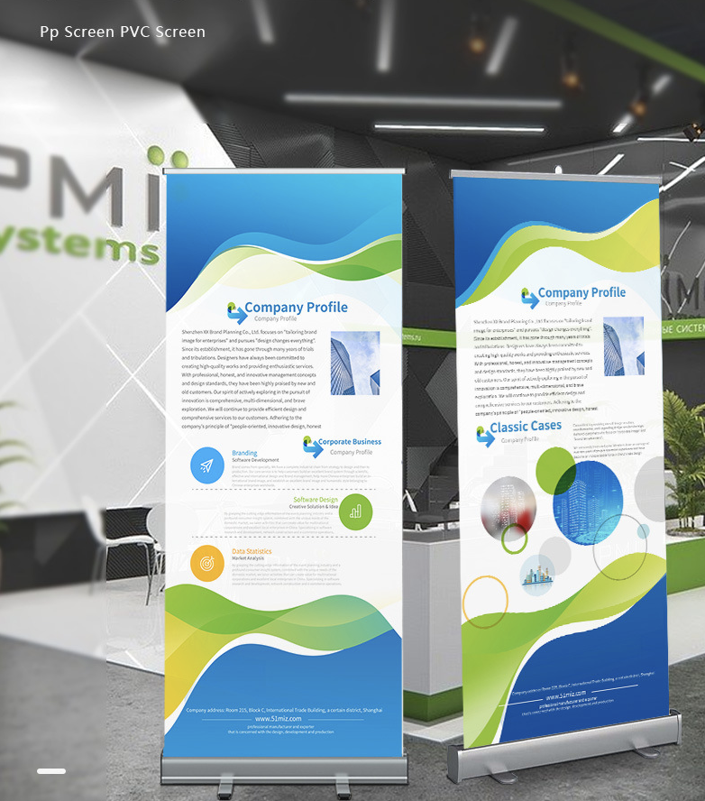 Heavy Duty Retractable Roll Up Banner Stand 6