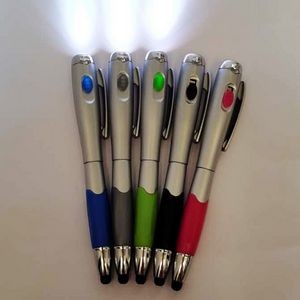 LED Flashlight Pen With Stylus 12