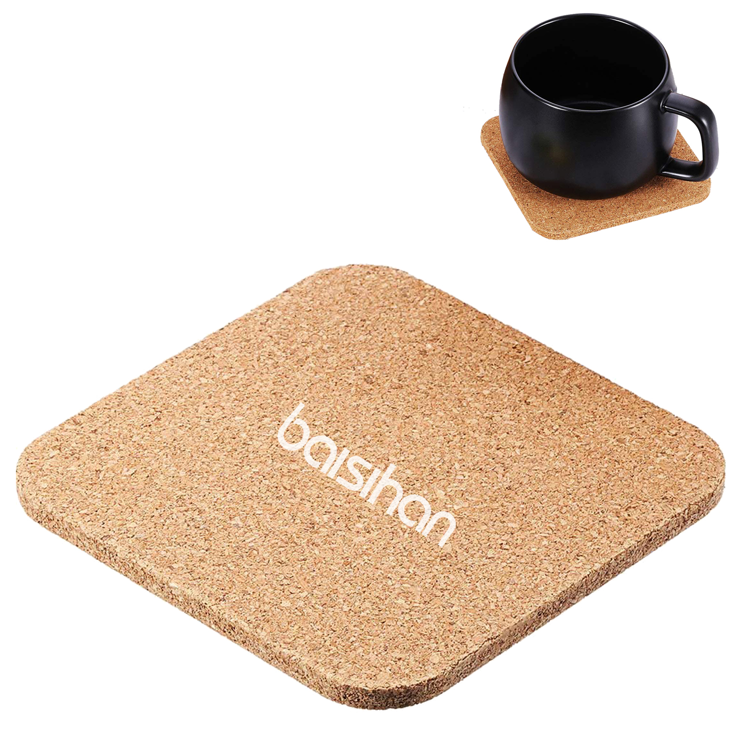 Square Cork Coaster 1