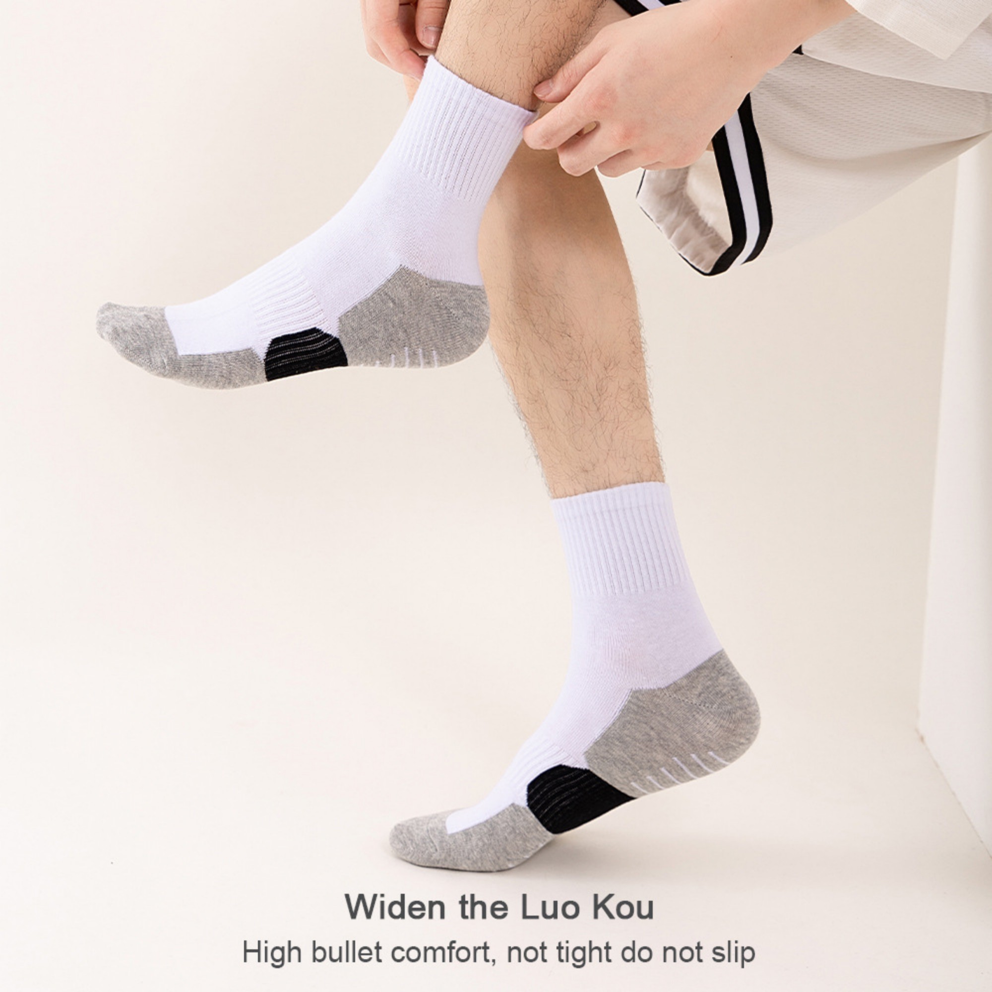 Men's Mid-Calf Athletic Socks 8