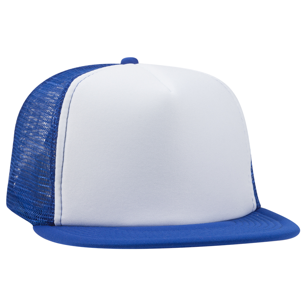 OTTO CAP® OTTO SNAP 5 Panel High Crown Mesh Back Trucker Snapback Hat 8