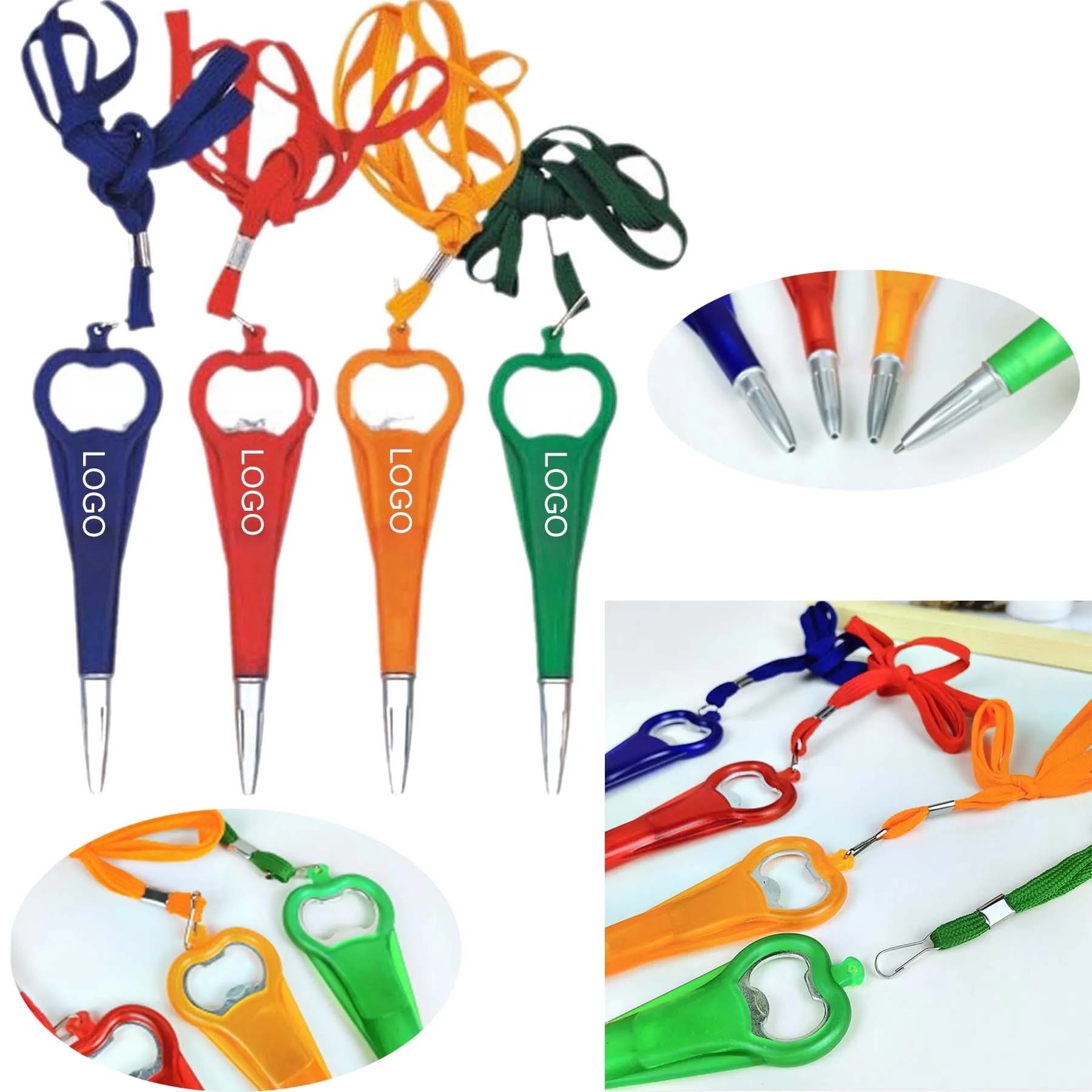 Bottle Opener Magnet Pen with Lanyard 8