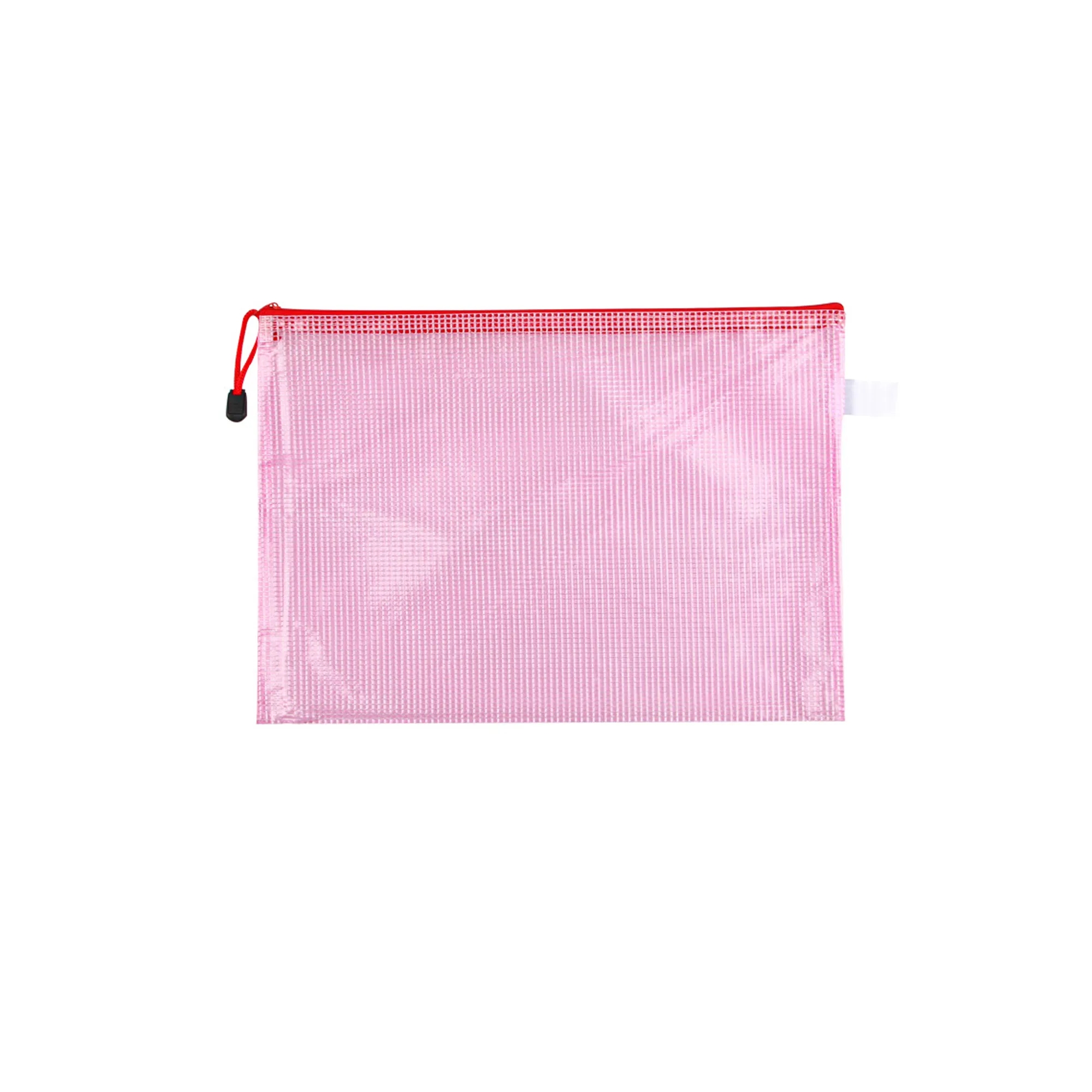 A4 Transparent Grid Zipper Bag 3