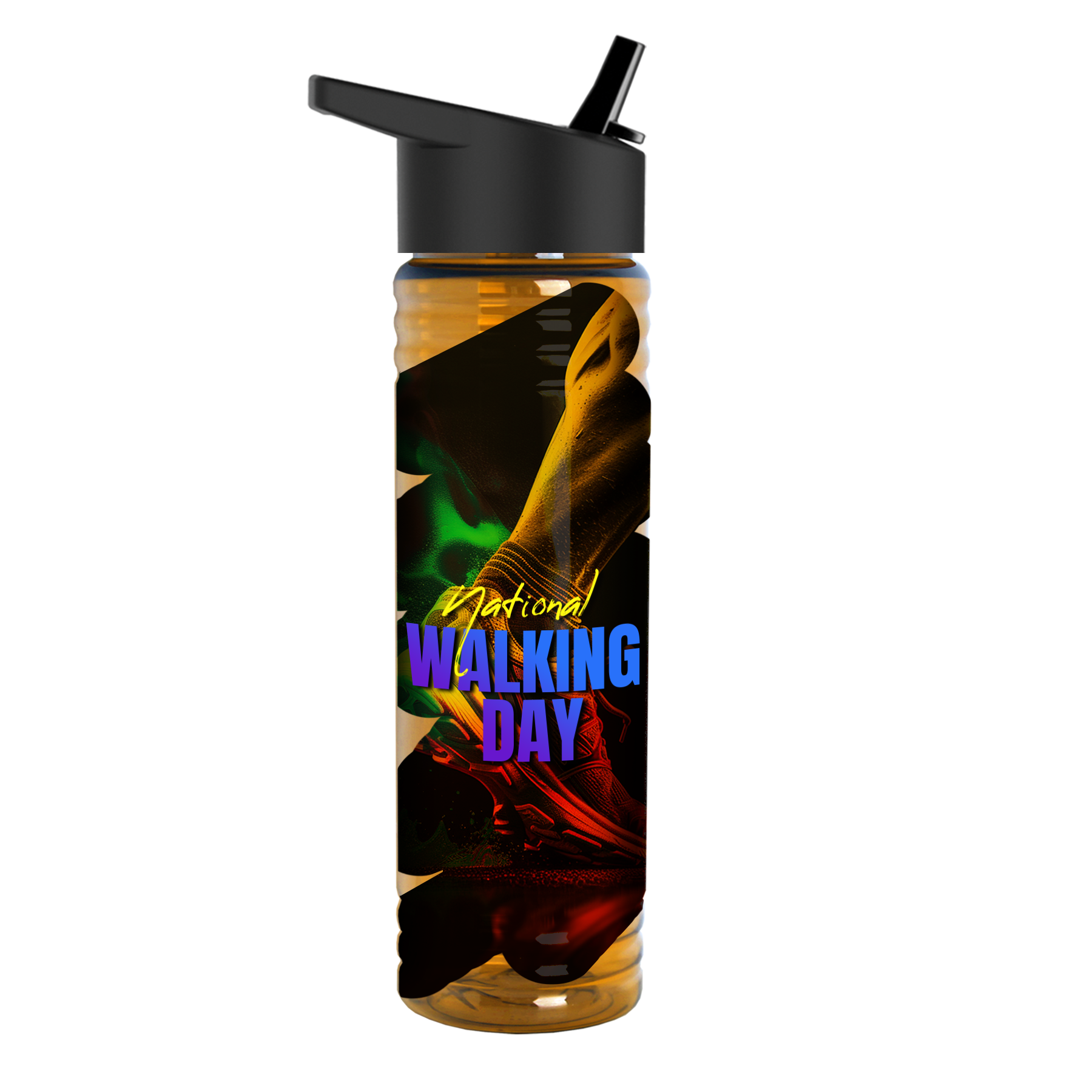 Garyline® Slim Fit Bottle with Flip-Straw Lid - 24 oz. 8