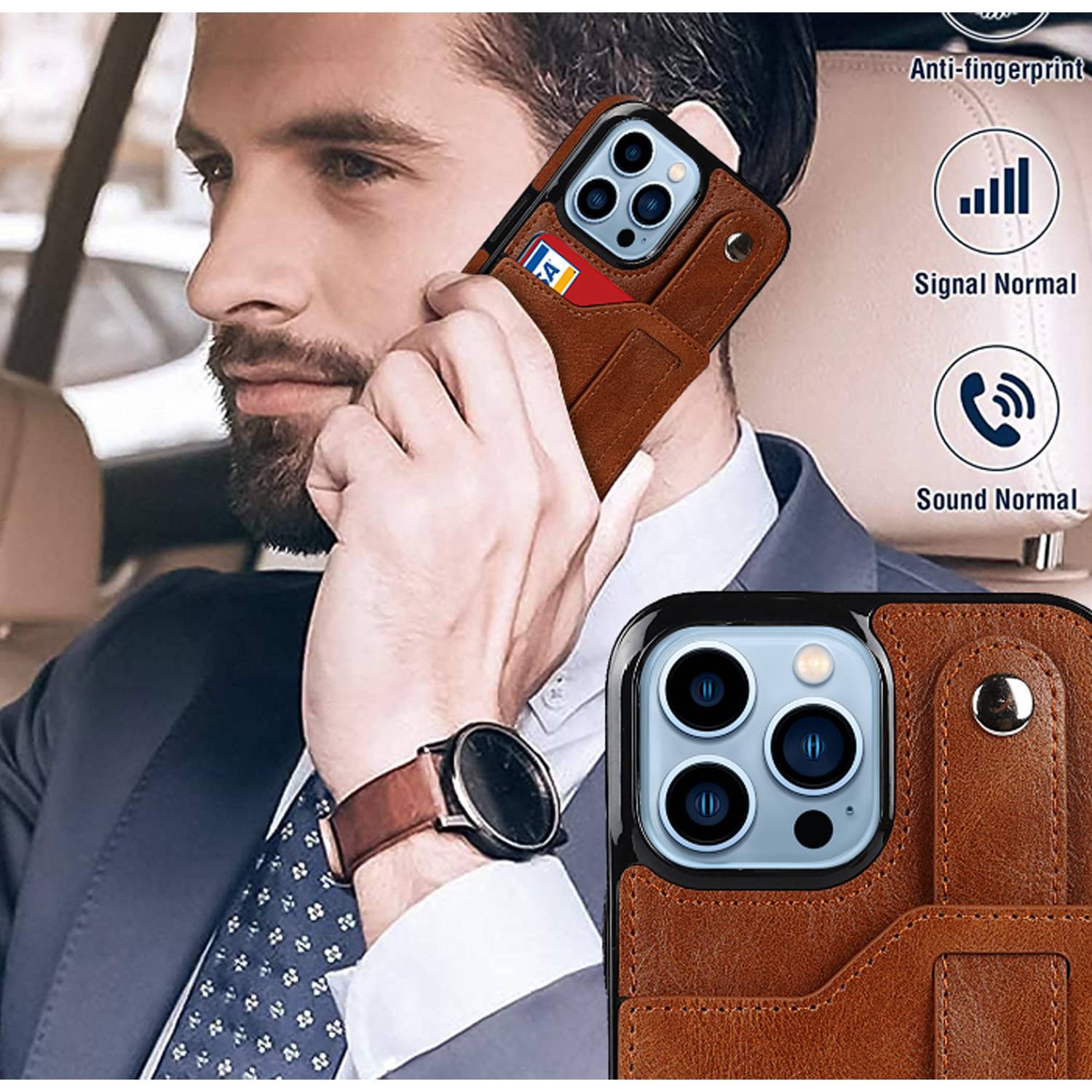 Phone Case Wallet W/ Card Holder 2