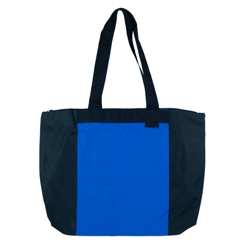 Poly Zippered Tote Bag w/ Heavy Vinyl Backing 2