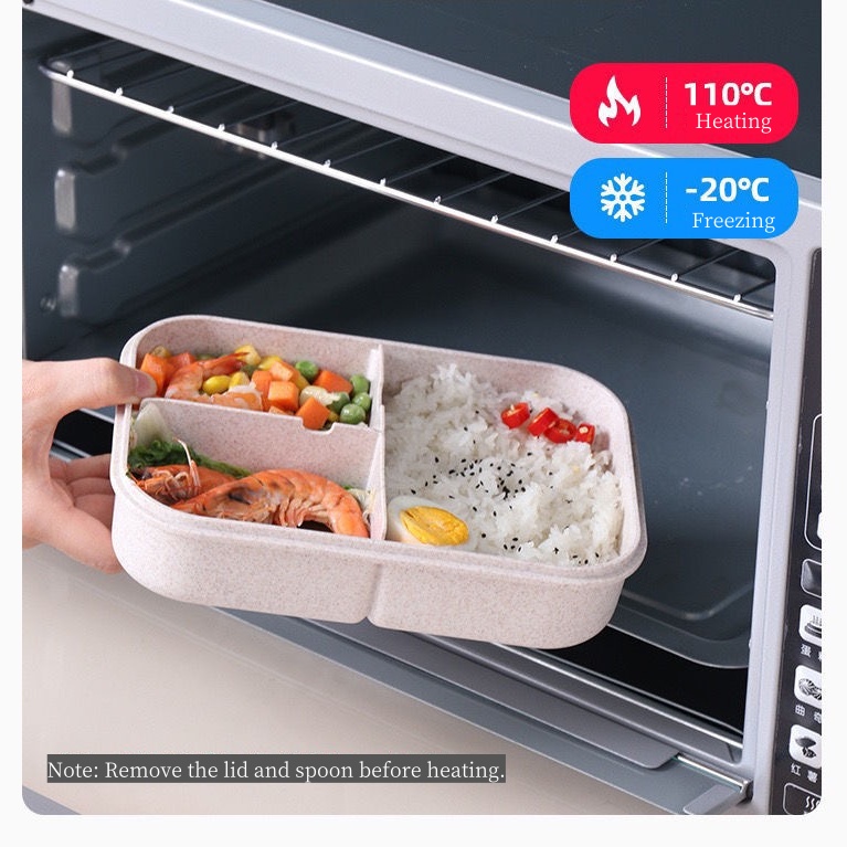 Wheat Straw Bento Lunch Box 4
