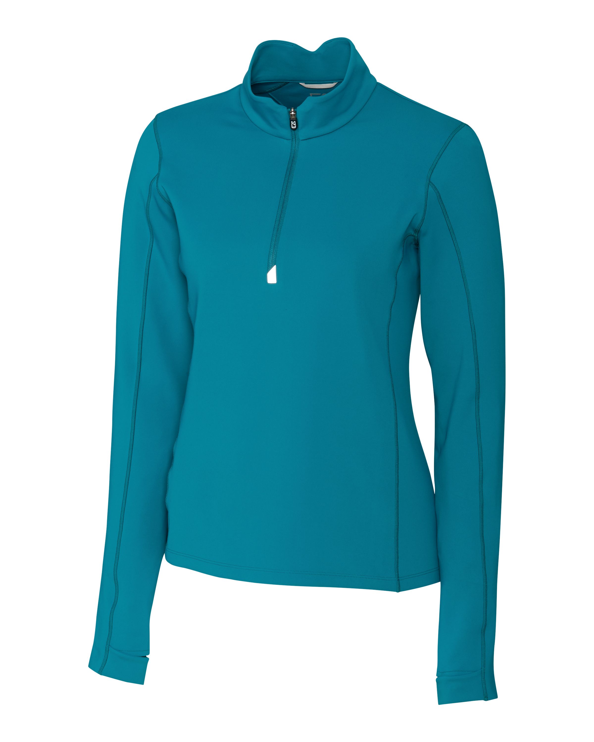 Cutter & Buck Traverse Recycled Smooth Stretch Womens Quarter Zip Pullover 35