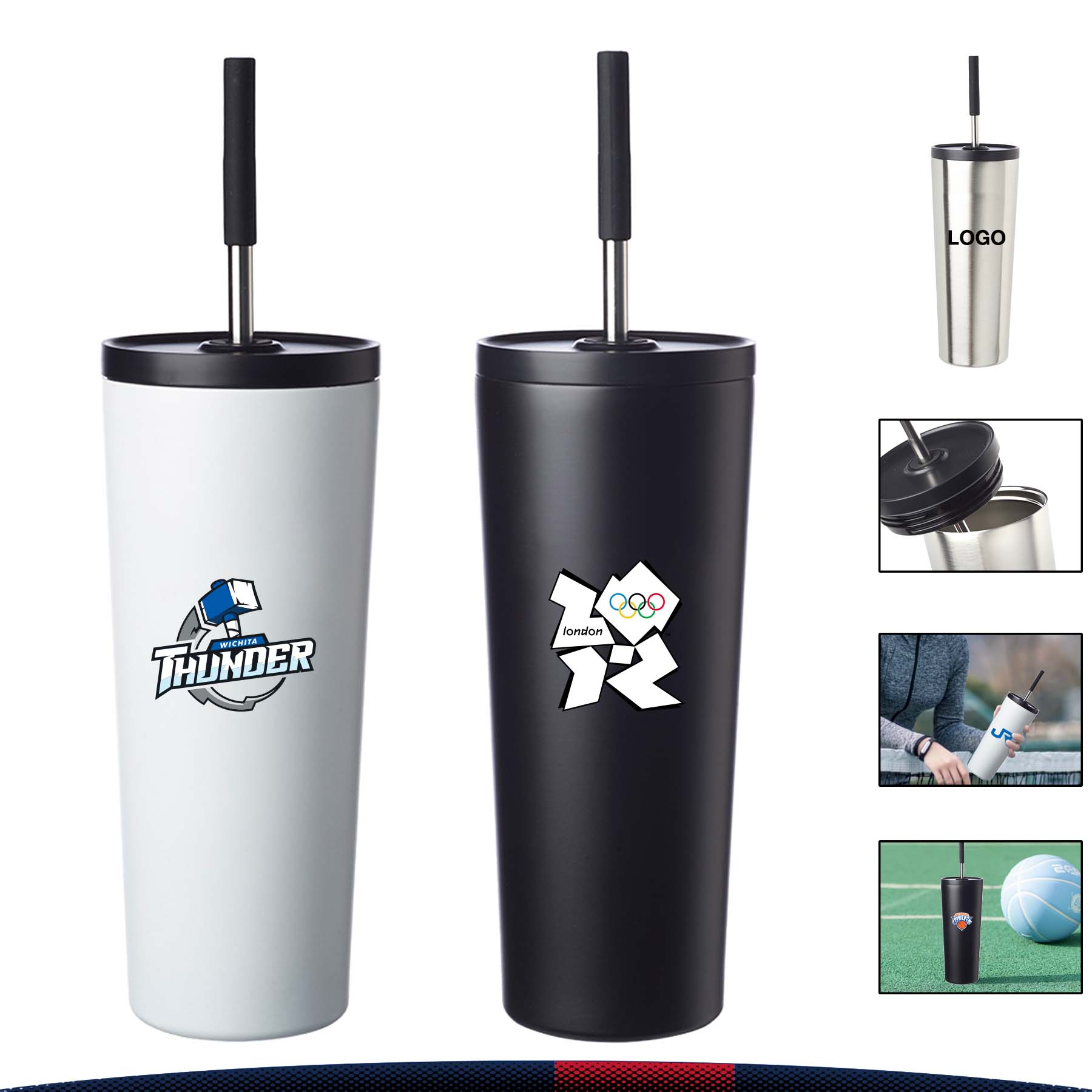 26 oz. Kuran Stainless Steel Vacuum Tumbler 3