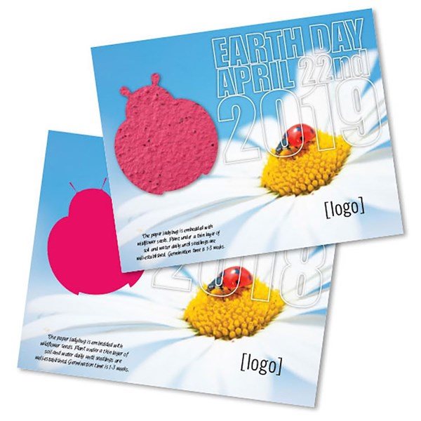 Seed Paper Shape Postcard 17