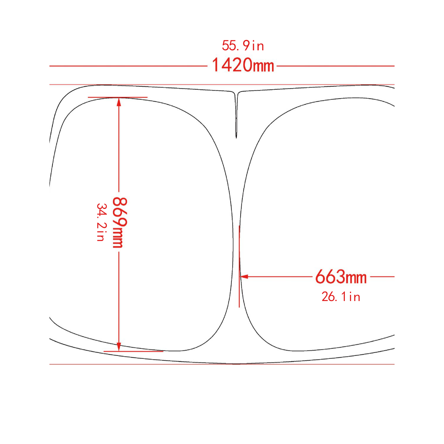 Tesla-Compatible Foldable UV-Blocking Car Sunshade 3