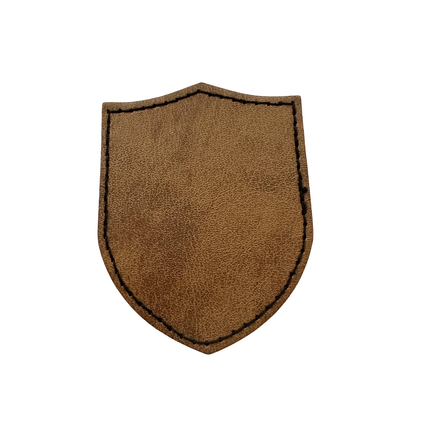 Shield Shape Leatherette Patch 2