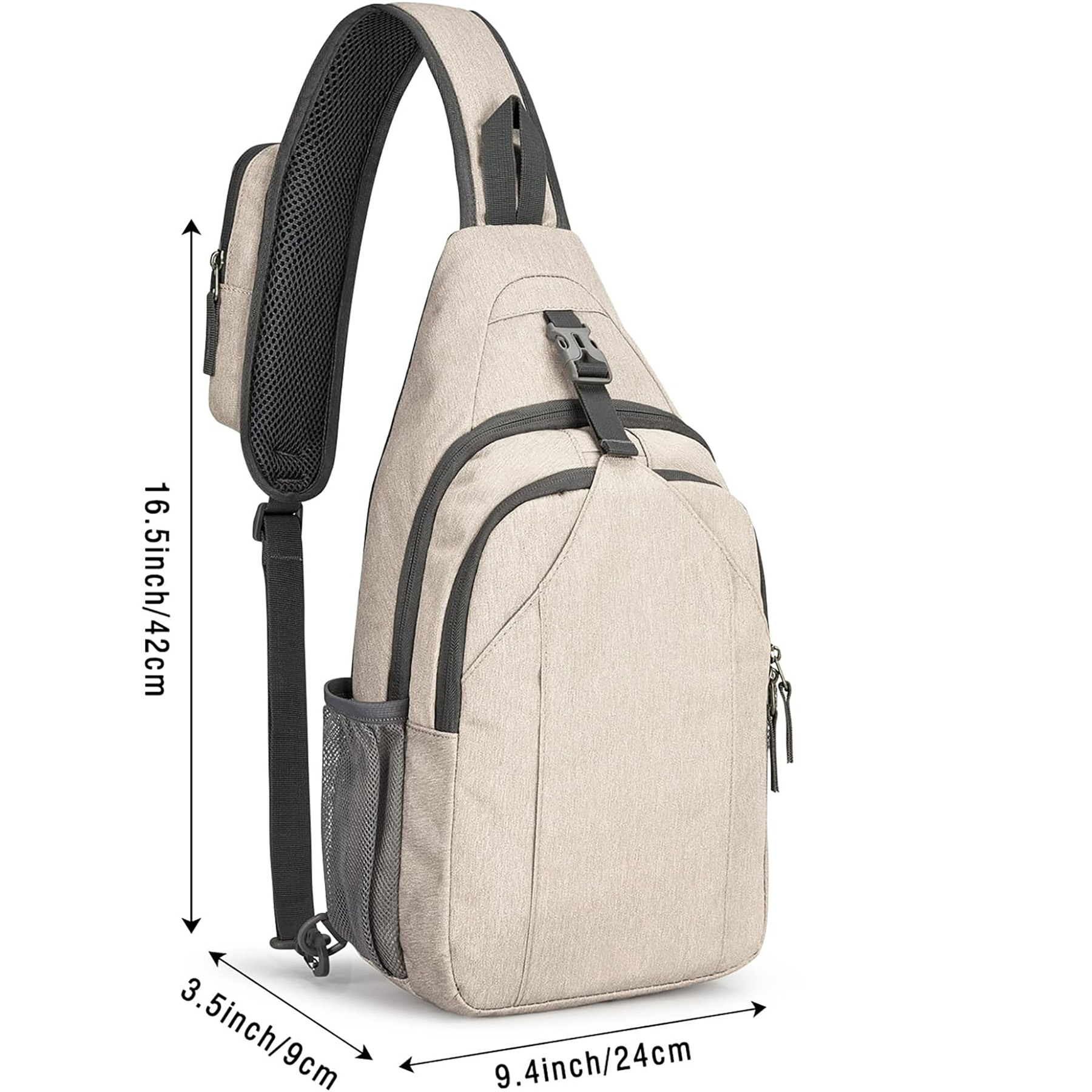 Blocking Sling Crossbody Chest Bag 3