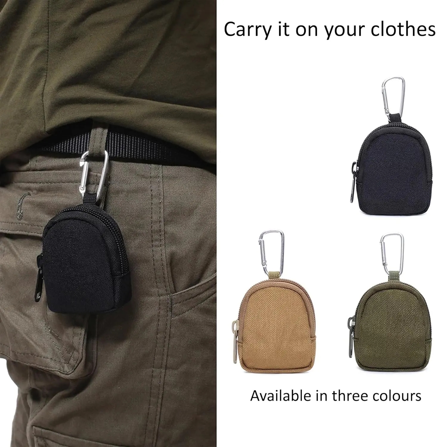 Tactical Coin Purse With Keychain 5