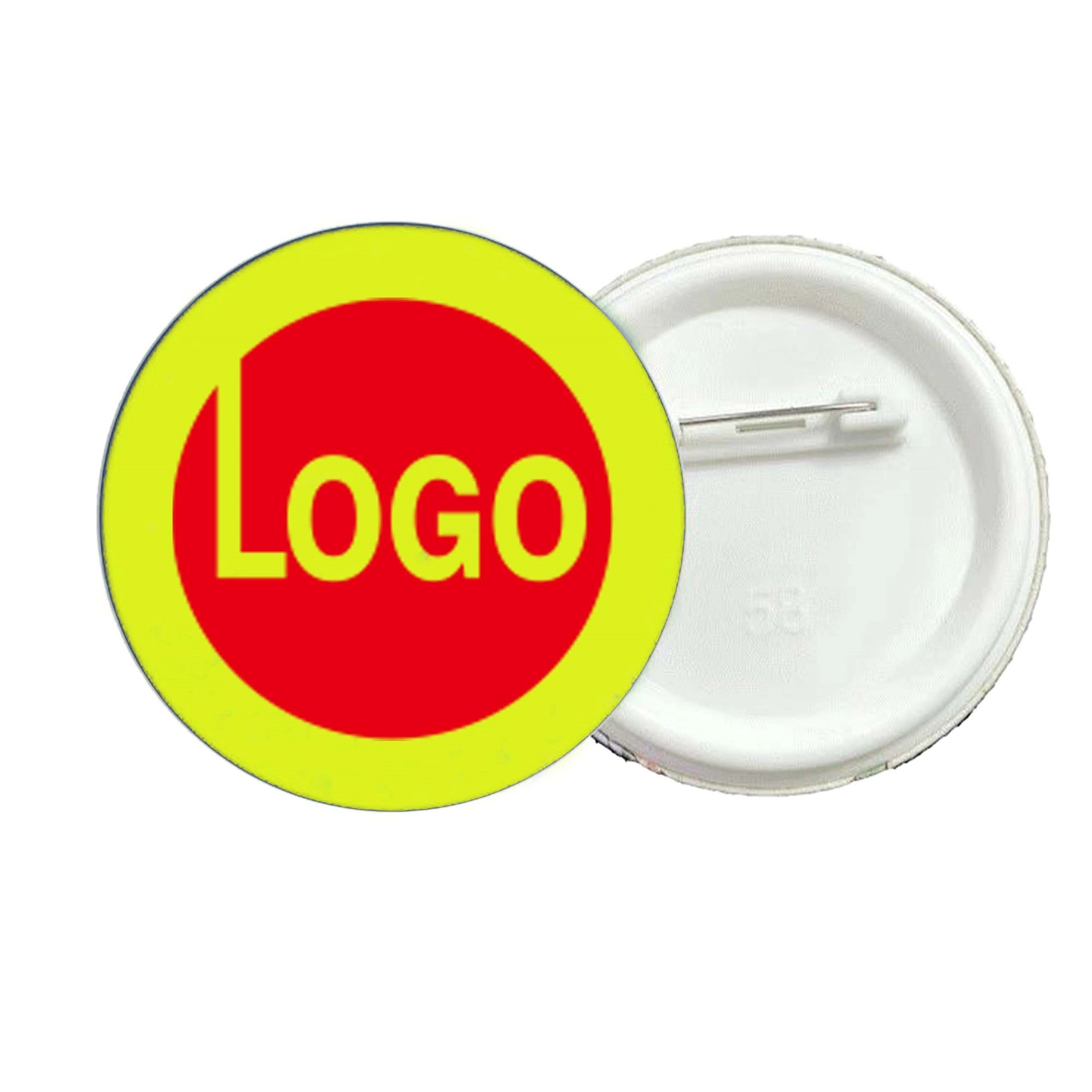 Round Tinplate Brooch Buttons 8