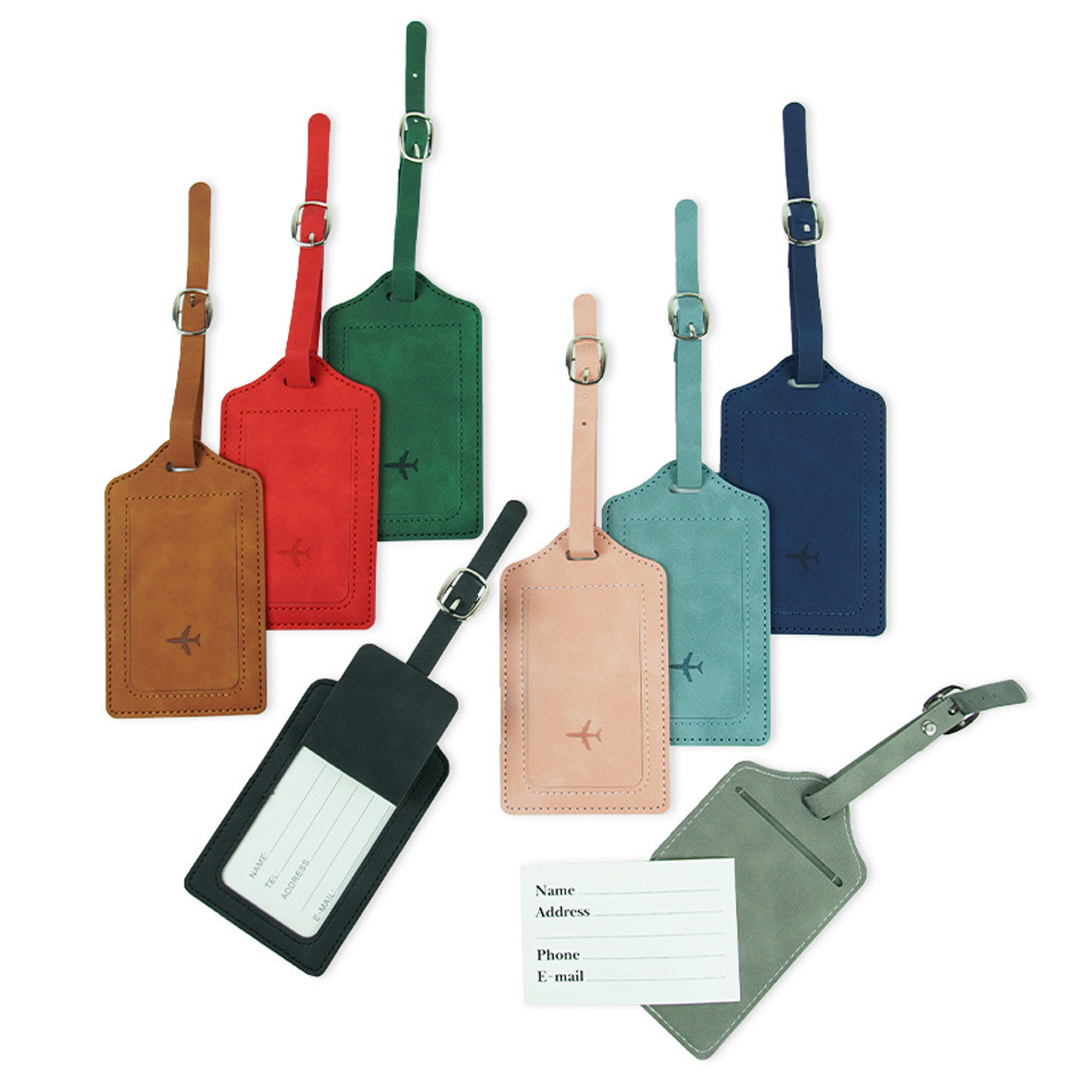 PU Leather Luggage Tag 2