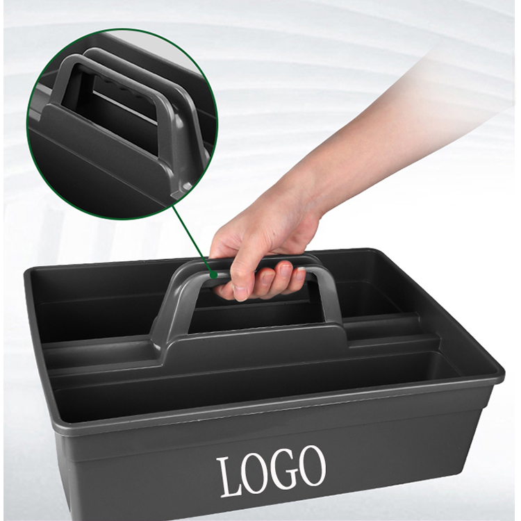 Plastic Storage Caddy Tool Tidy Kitchen Utility Cleaning Organiser Laundry Carry 2