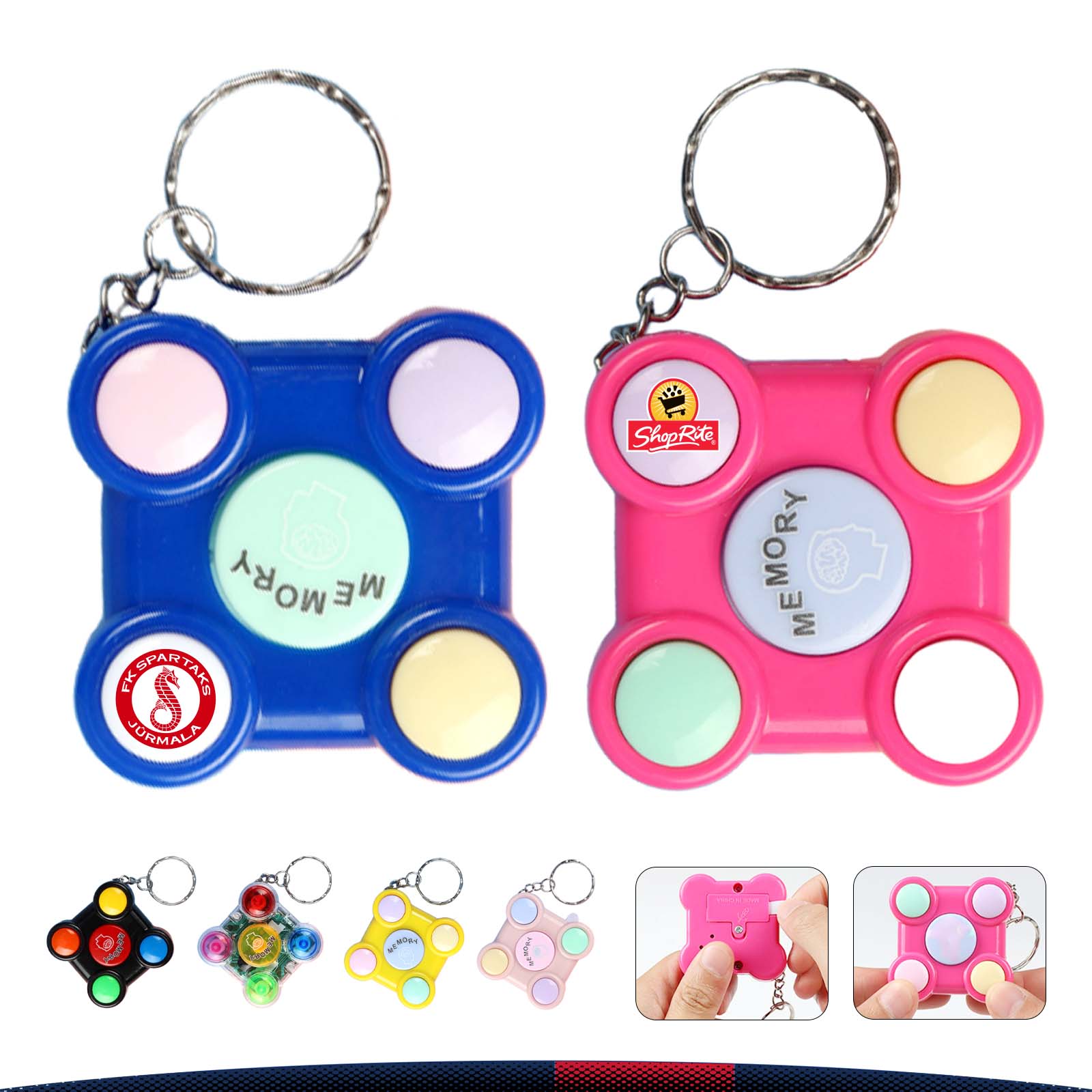 Memory Puzzle Keychain 3