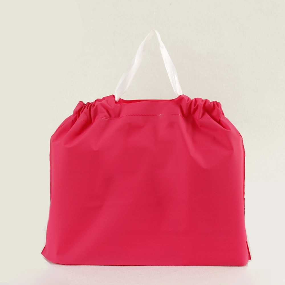 Plastic Drawstring Retail Merchandise Garment Bag 4