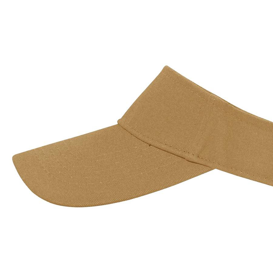 Stock Solid Color Cotton Visor 26