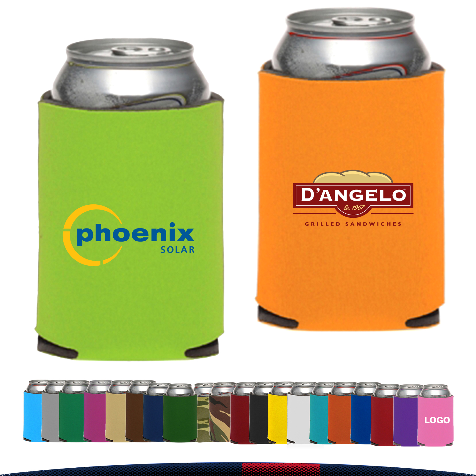 Erin Collapsible Can Coolers, custom koozie with logo imprint 20
