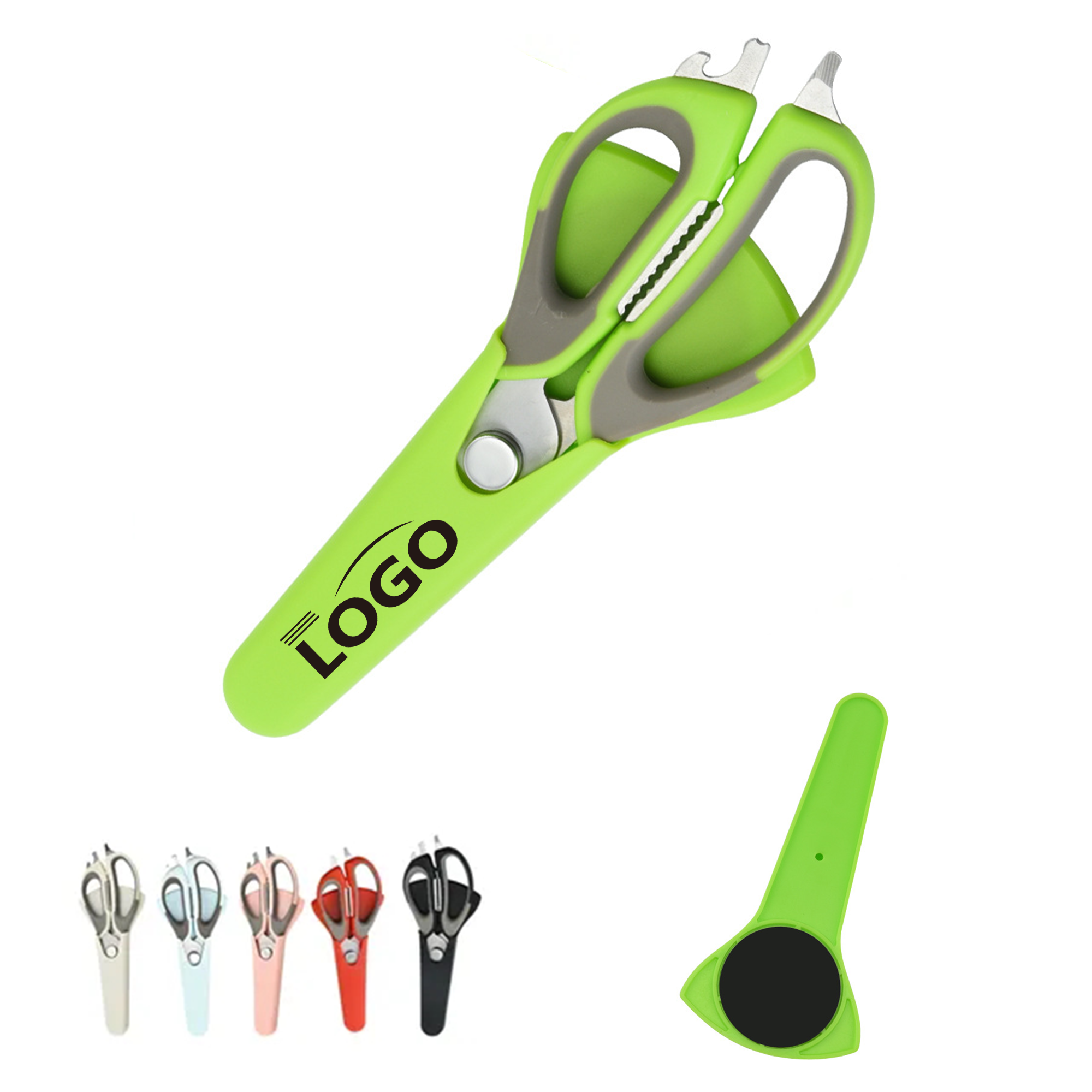 Stainless Steel Magnetic Kitchen Scissors 2