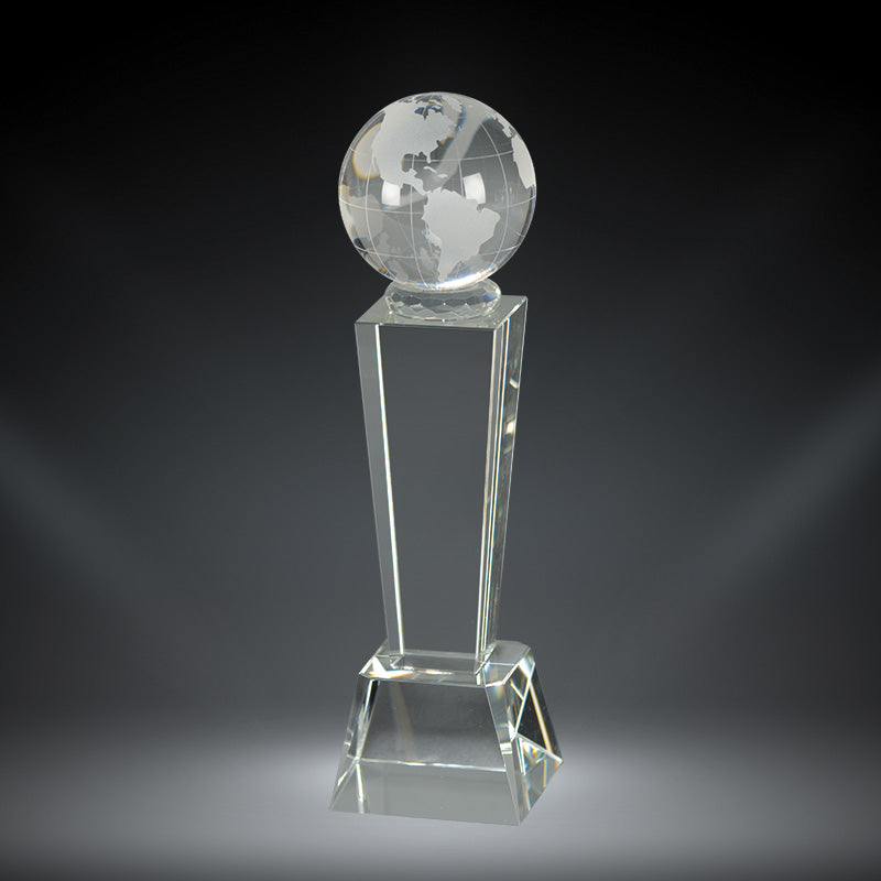 Galaxy Clear Crystal Globe Tower 1