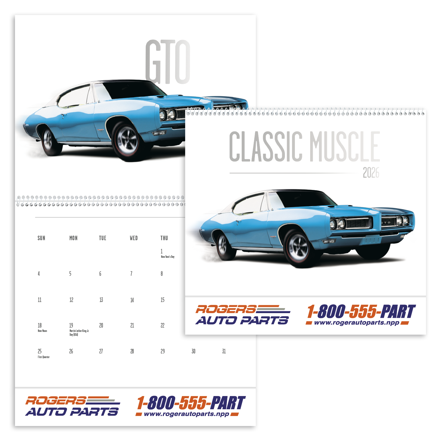 Triumph® Calendars Classic Muscle Cars Calendar 12