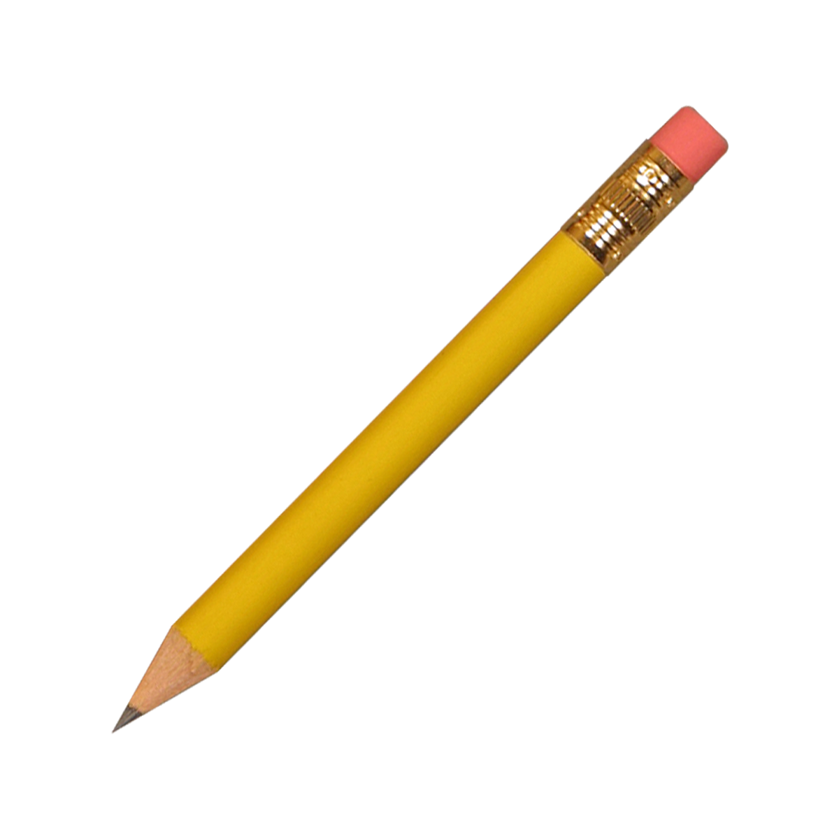 Round Golf Pencil with Erasers 6