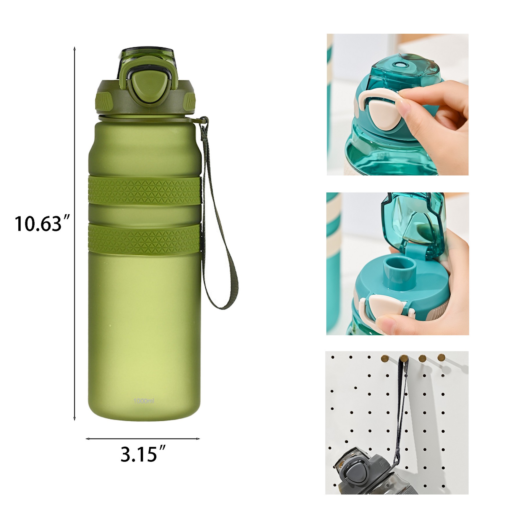 1000Ml Frosted Sports Cup 1