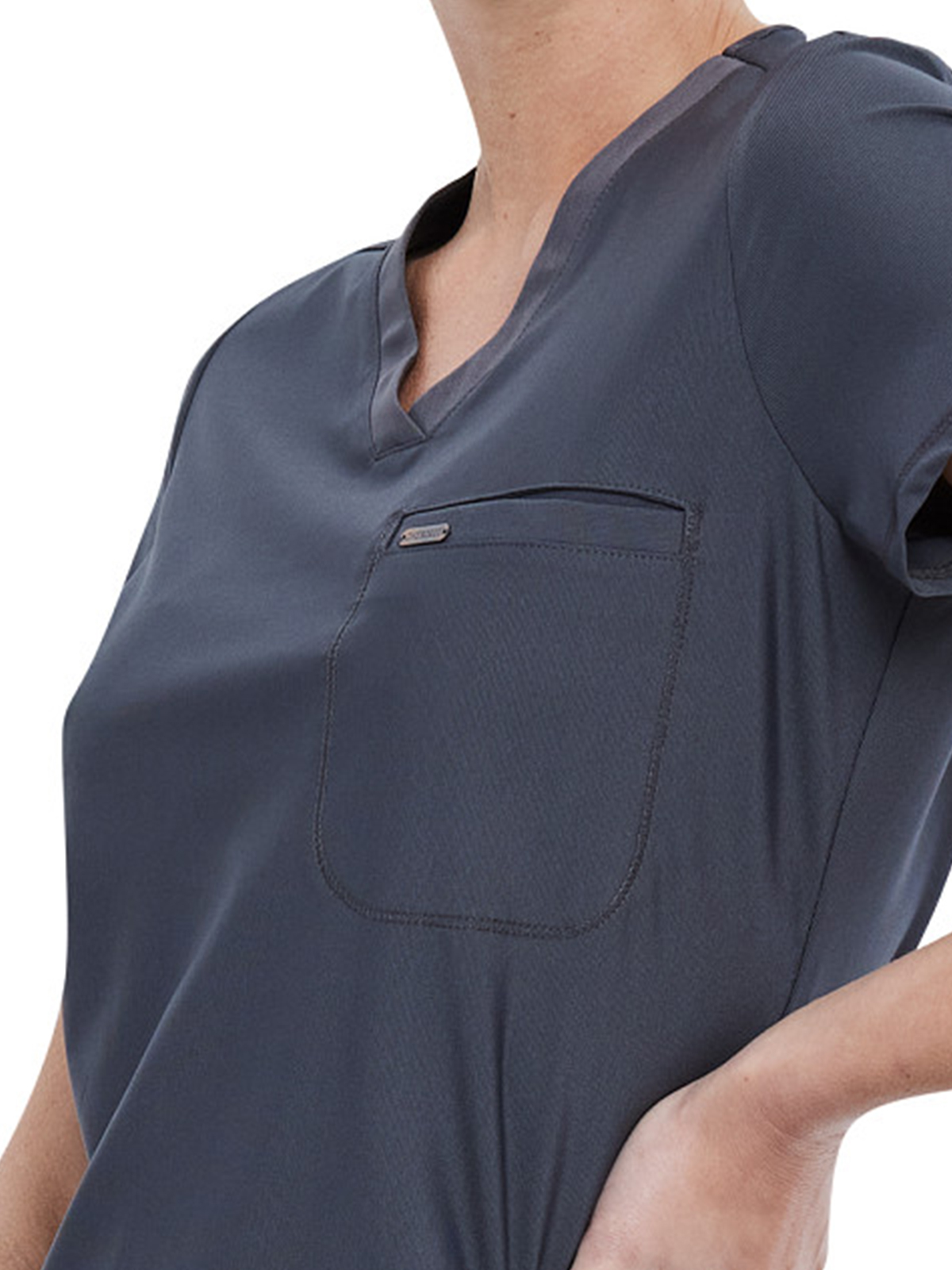 Cherokee - Form - Women's 1-Pocket Tuckable V-Neck Top 5