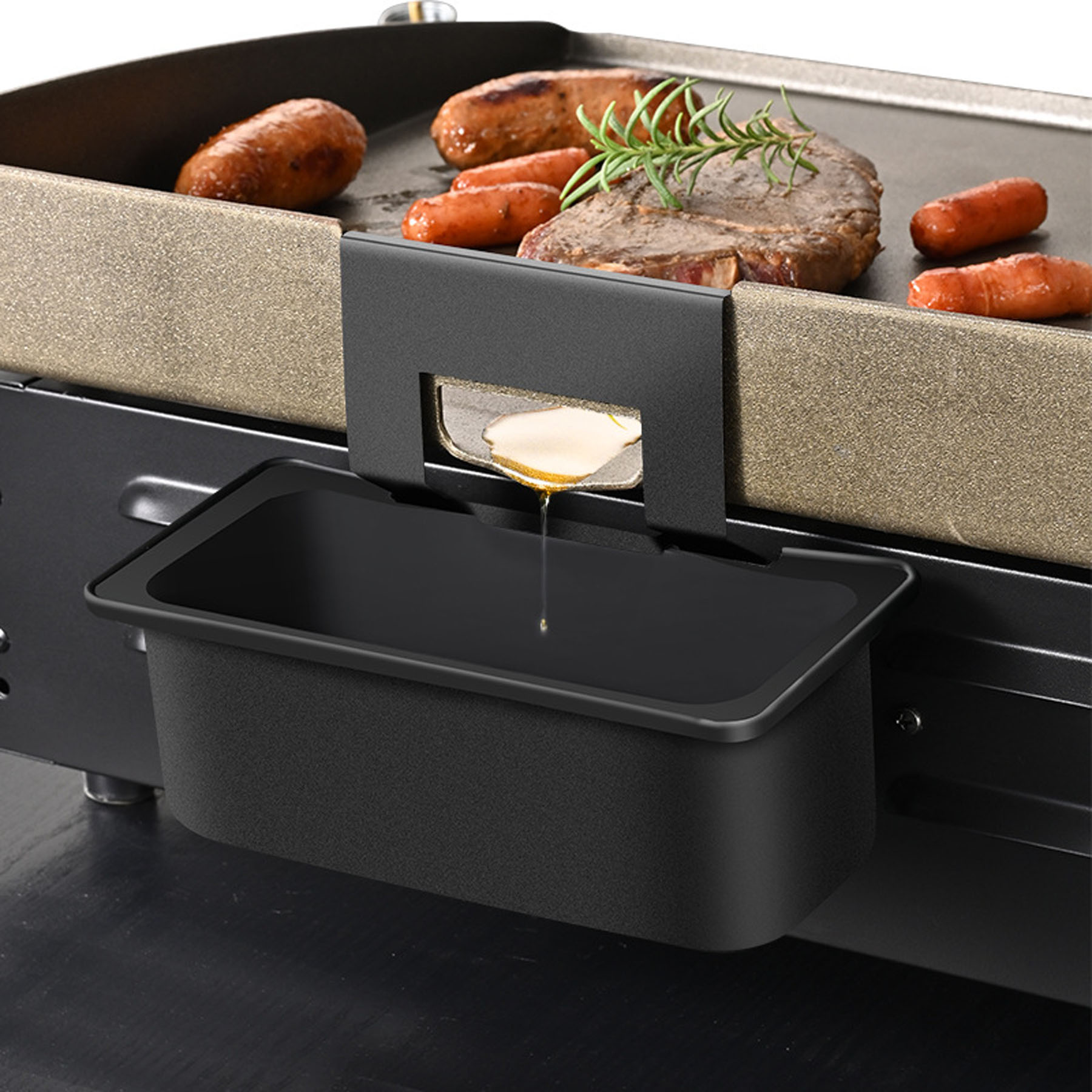 Barbecue Oil Receiving Box 6