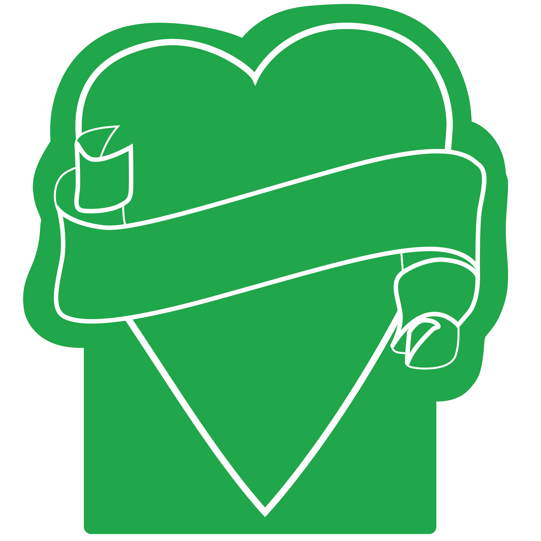 Foam Heart Mitt 24
