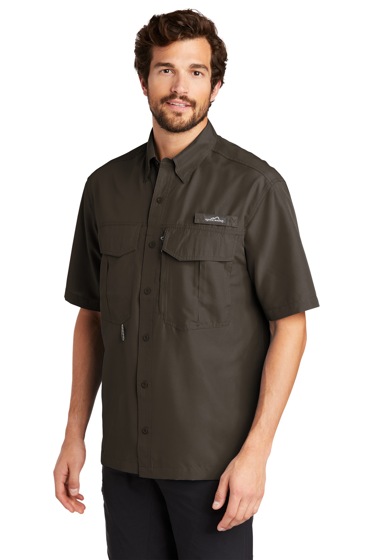 Eddie Bauer Short Sleeve Performance Fishing Shirt EB602 28