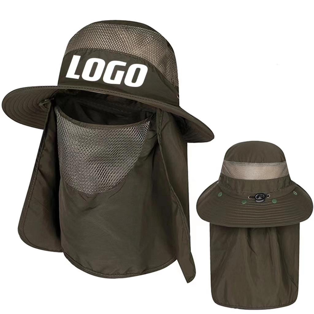 Protection Sunbonnet With Mesh Mask Neck Flap 4