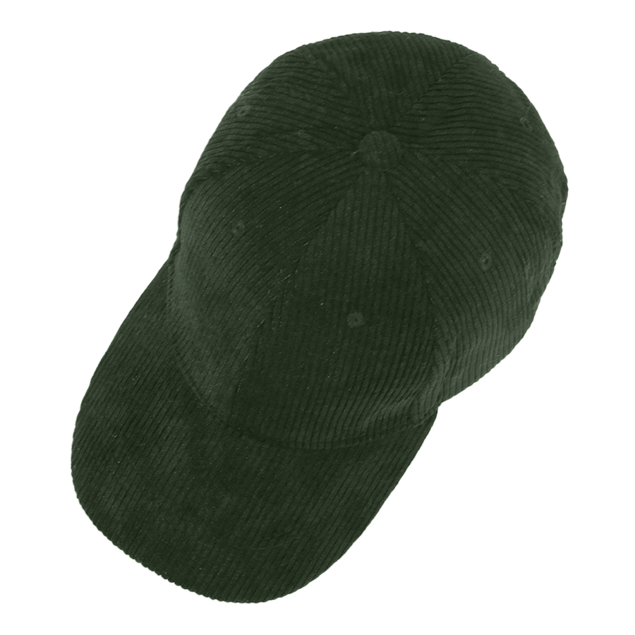 Stock Corduroy 6-Panel Structured Cap w/ Metal Buckle 30